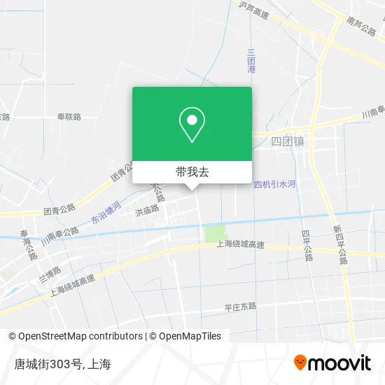 唐城街303号地图