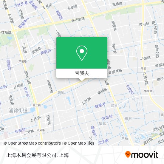 上海木易会展有限公司地图