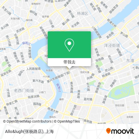 Allo&lugh(张杨路店)地图