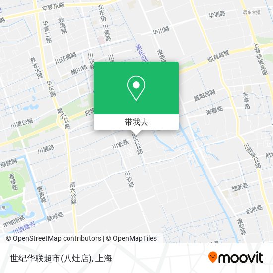 世纪华联超市(八灶店)地图