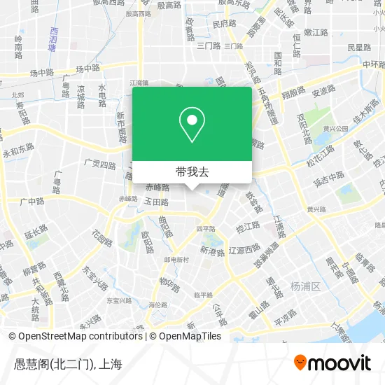 愚慧阁(北二门)地图