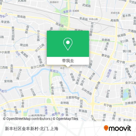 新丰社区金丰新村-北门地图