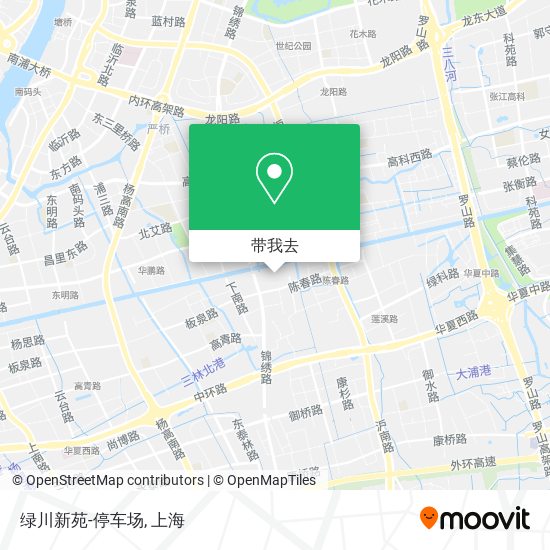 绿川新苑-停车场地图