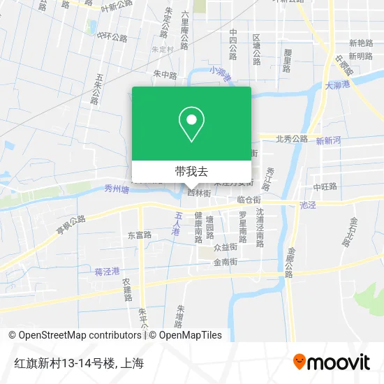 红旗新村13-14号楼地图
