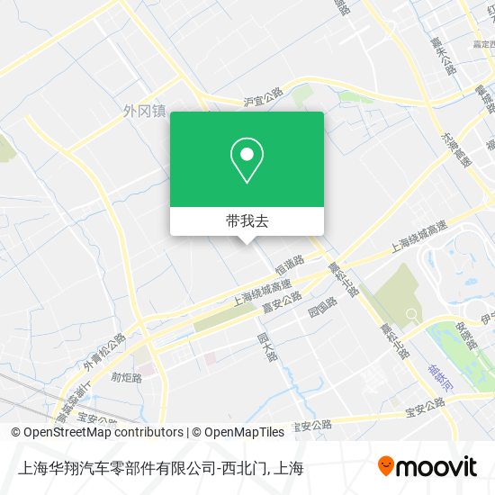 上海华翔汽车零部件有限公司-西北门地图