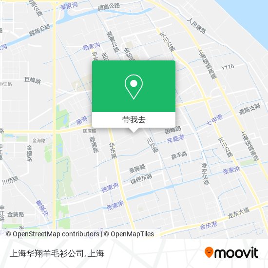 上海华翔羊毛衫公司地图