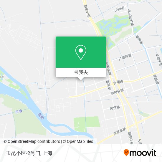 玉昆小区-2号门地图