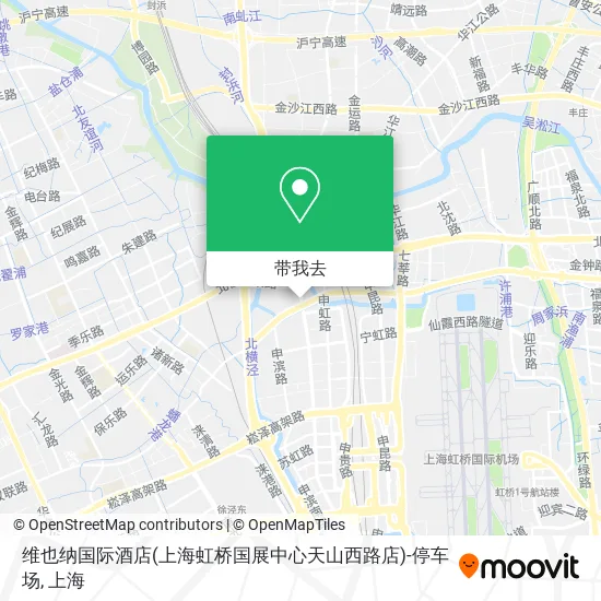 维也纳国际酒店(上海虹桥国展中心天山西路店)-停车场地图