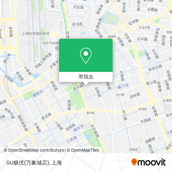 GU极优(万象城店)地图