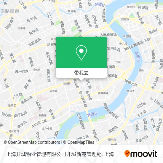 上海开城物业管理有限公司开城新苑管理处地图
