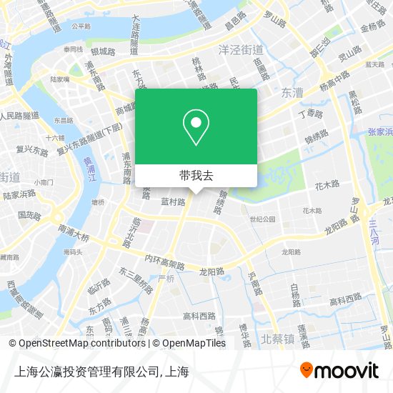 上海公瀛投资管理有限公司地图