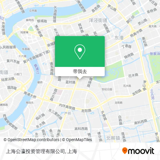 上海公瀛投资管理有限公司地图