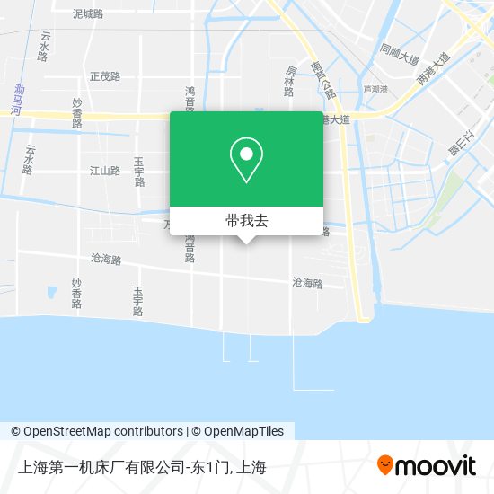 上海第一机床厂有限公司-东1门地图