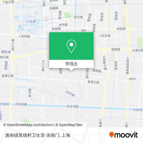 惠南镇英雄村卫生室-东南门地图
