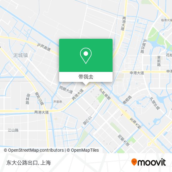 东大公路出口地图