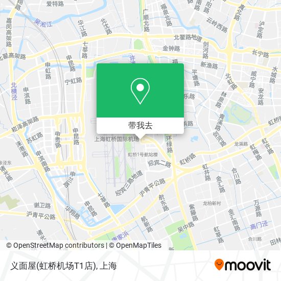 义面屋(虹桥机场T1店)地图