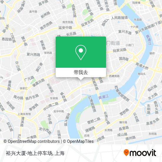 裕兴大厦-地上停车场地图