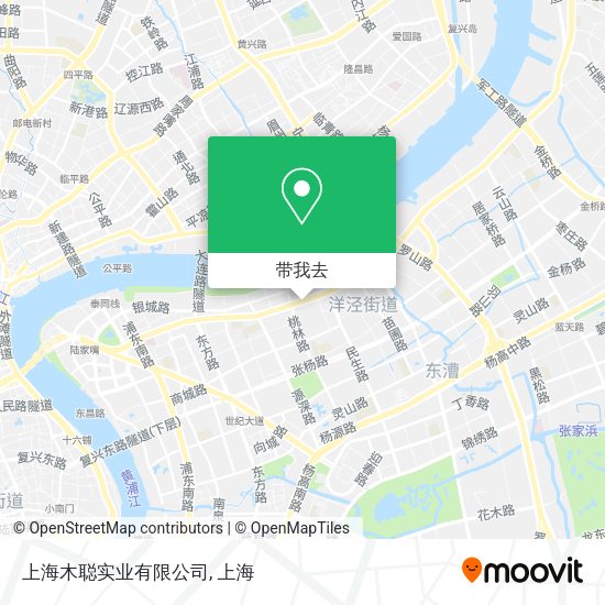 上海木聪实业有限公司地图