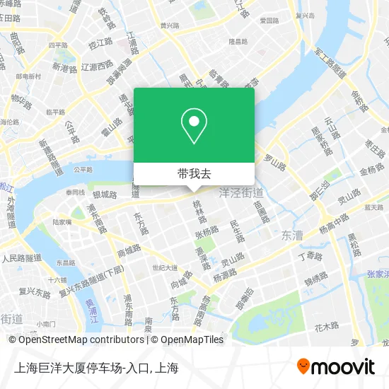 上海巨洋大厦停车场-入口地图
