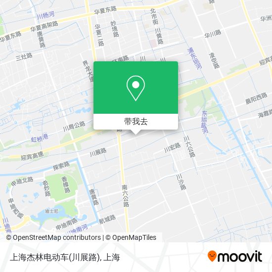 上海杰林电动车(川展路)地图