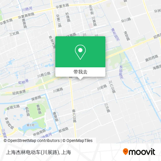 上海杰林电动车(川展路)地图