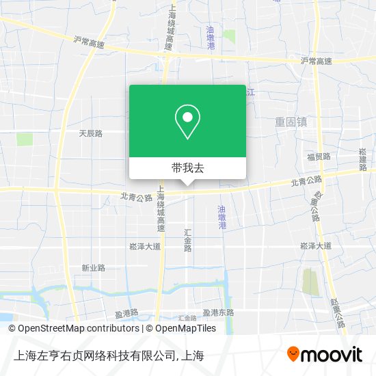 上海左亨右贞网络科技有限公司地图