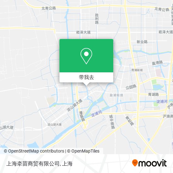 上海牵苗商贸有限公司地图