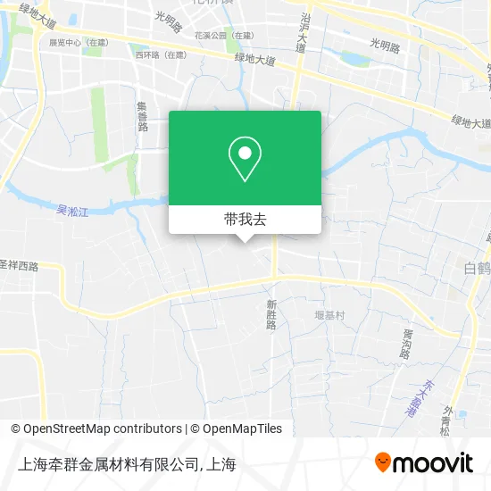 上海牵群金属材料有限公司地图