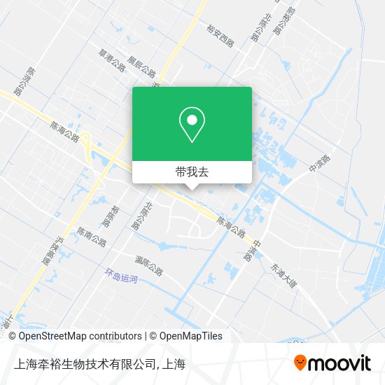 上海牵裕生物技术有限公司地图