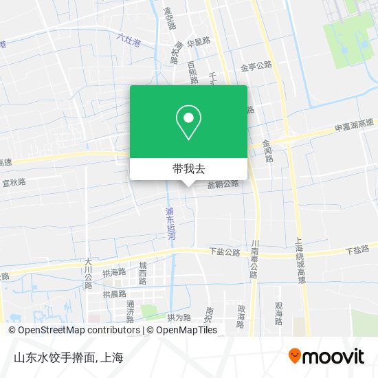 山东水饺手擀面地图