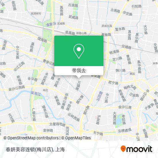 春妍美容连锁(梅川店)地图
