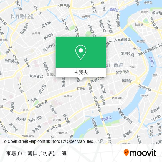 京扇子(上海田子坊店)地图