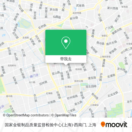 国家金银制品质量监督检验中心(上海)-西南门地图