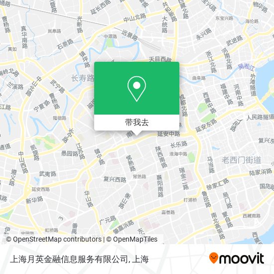 上海月英金融信息服务有限公司地图