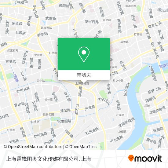 上海霆锋图奥文化传媒有限公司地图