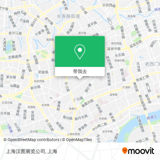上海汉图展览公司地图