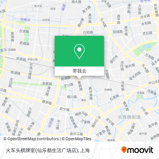 火车头棋牌室(仙乐都生活广场店)地图