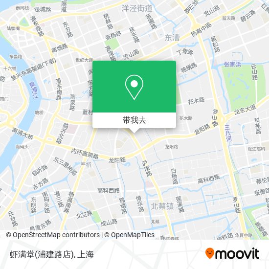 虾满堂(浦建路店)地图