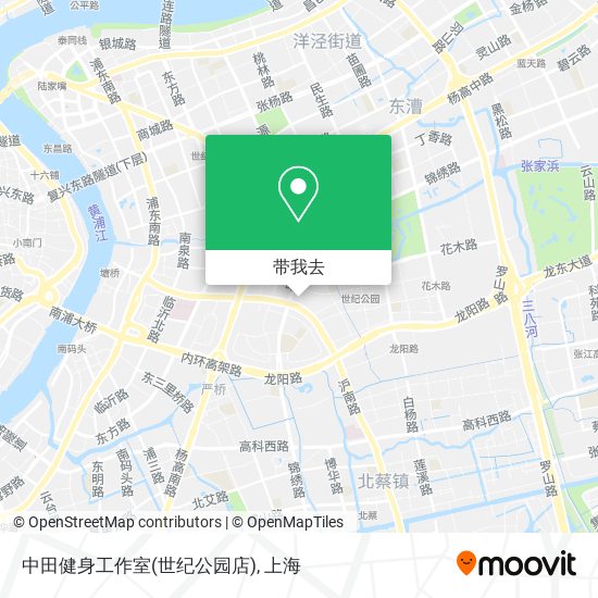 中田健身工作室(世纪公园店)地图
