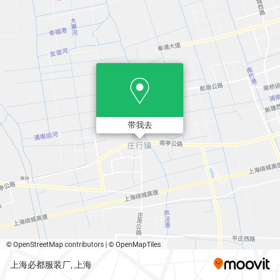 上海必都服装厂地图