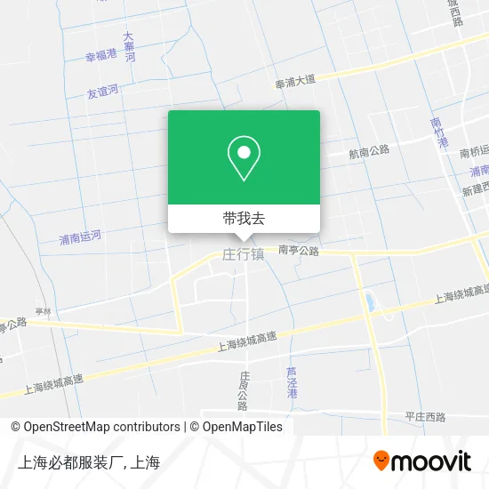 上海必都服装厂地图