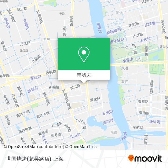世国烧烤(龙吴路店)地图