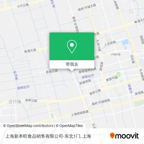 上海新本旺食品销售有限公司-东北1门地图