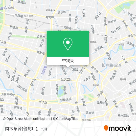 圆木茶舍(普陀店)地图