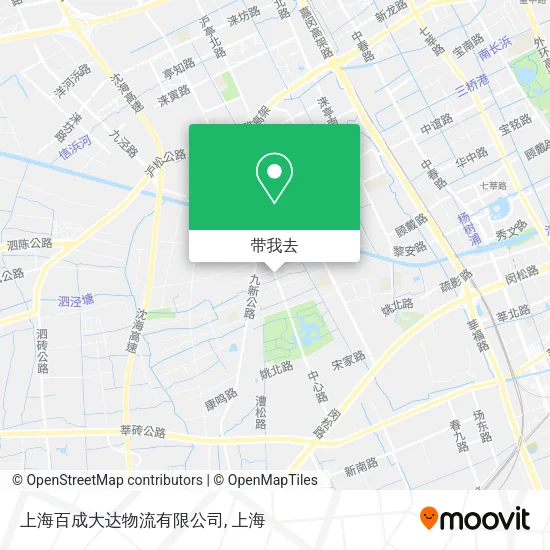 上海百成大达物流有限公司地图