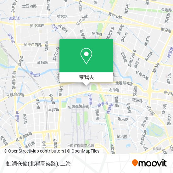 虹润仓储(北翟高架路)地图