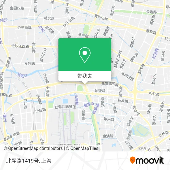 北翟路1419号地图