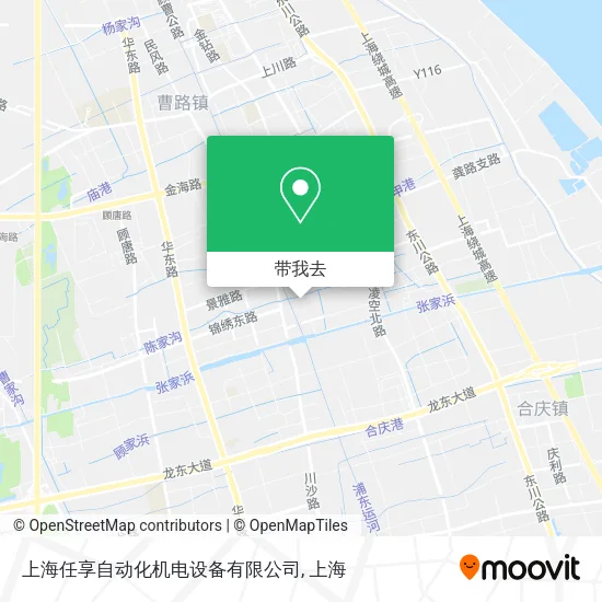 上海任享自动化机电设备有限公司地图