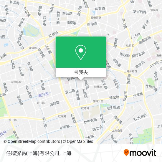 任曜贸易(上海)有限公司地图