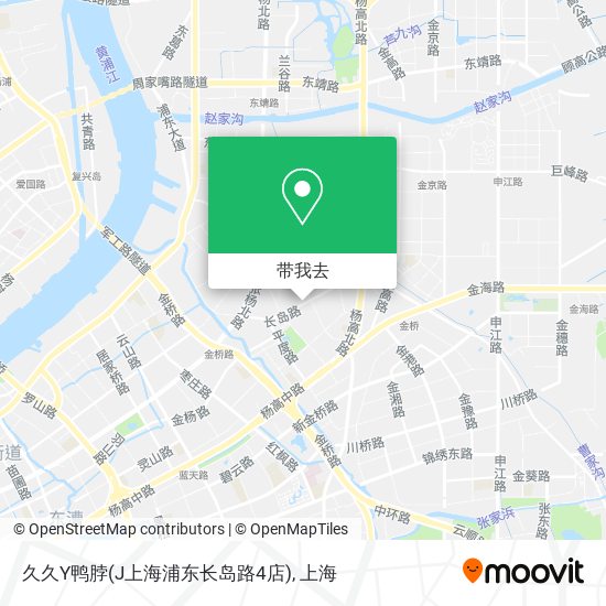 久久Y鸭脖(J上海浦东长岛路4店)地图